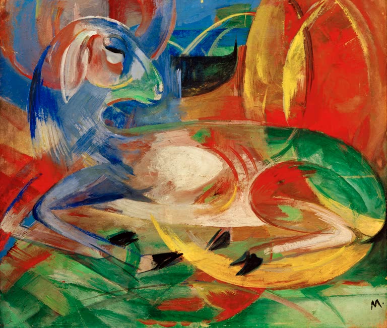 F. Marc, Blaues Lamm