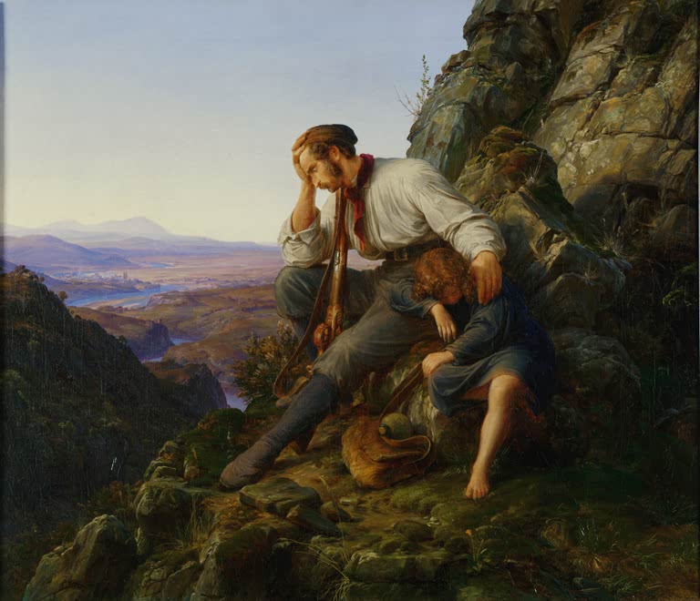 K. F. Lessing, Der Räuber und sein Kind