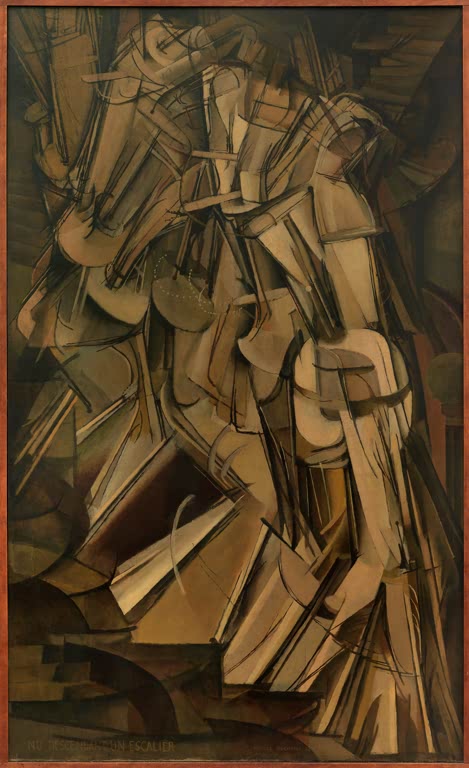 M. Duchamp, Akt, eine Treppe herabsteigend Nr. 2