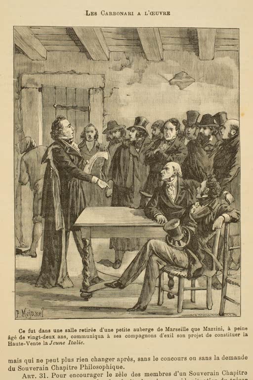 Giuseppe Mazzini gründet 