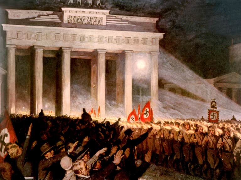Der 30. Januar 1933 / Gemälde von Arthur Kampf