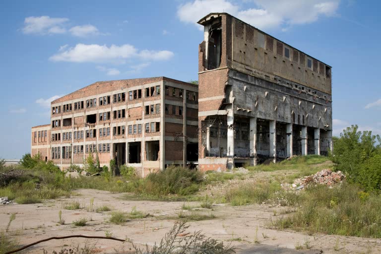 Barby, ehem. Maizena-Werke, Ruine / Foto