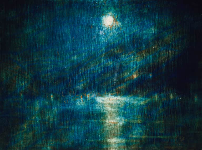 C. Rohlfs, Blaue Mondnacht (Ascona)