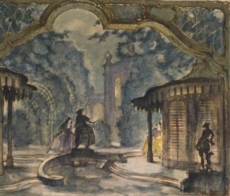 Mozart, Figaro / Bühne von A. Mahnke