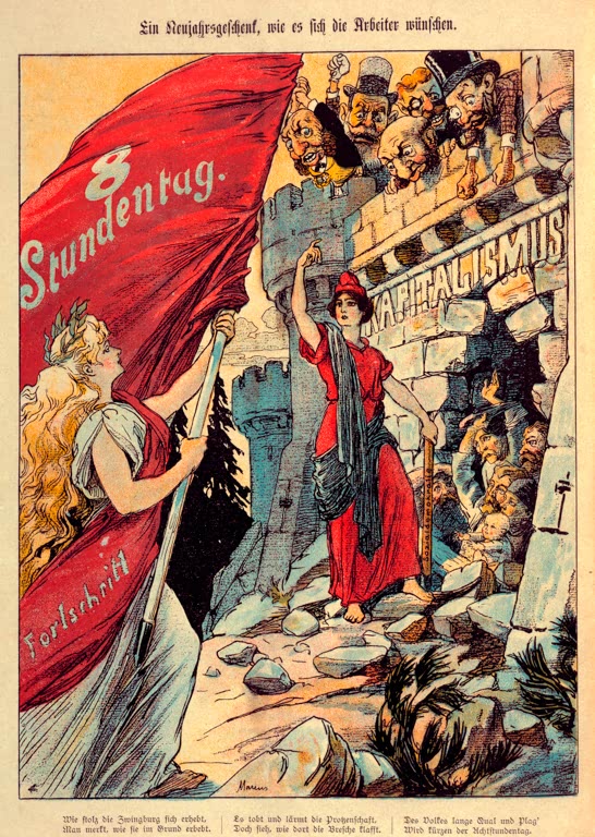 Achtstundentag / aus: Wahr. Jacob 1895